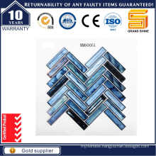 Blue Strip Crystal Glass Mosaic Mm60051